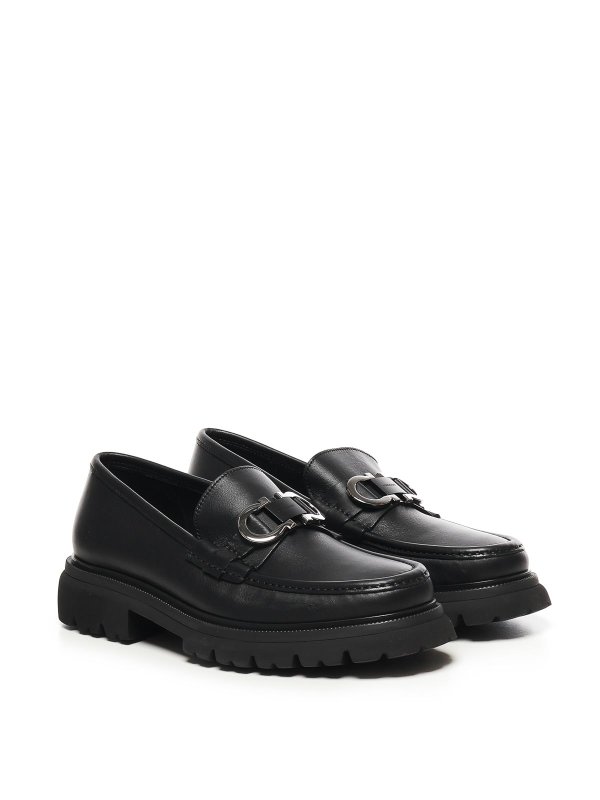 FERRAGAMO: Mocassins & Chaussures bateau online - Mocassins - Noir