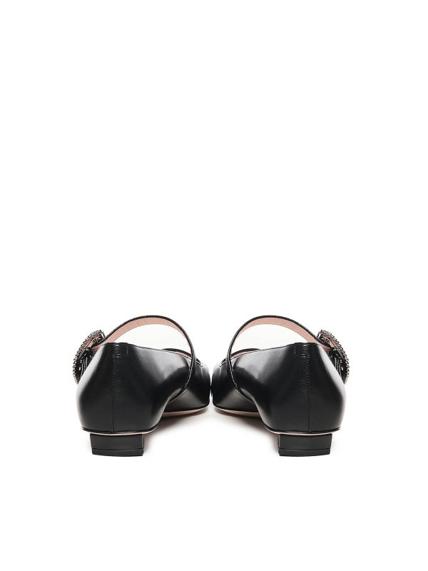 The Best Shops ROGER VIVIER: flat shoes - Belle Vivier Leather Ballerinas