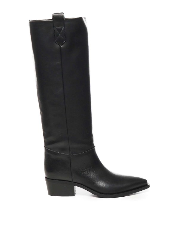 EVALUNA: ブーツ - ブーツ - 黒