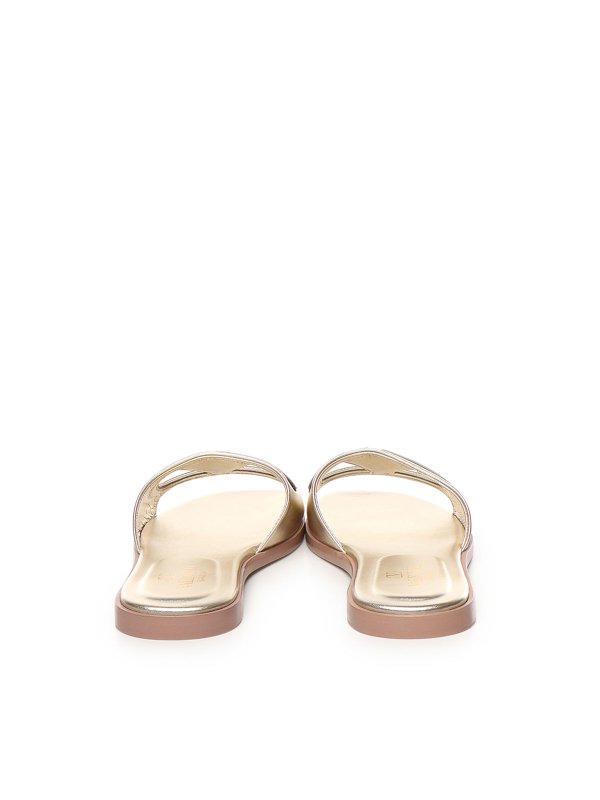 The Best Shops VALENTINO GARAVANI: sandals - Slide Vlogo Cut-Out Sandal