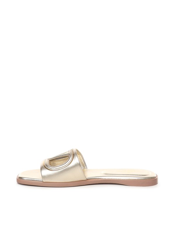 Slide Vlogo Cut-Out Sandal shop online: VALENTINO GARAVANI
