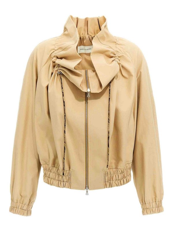 DRIES VAN NOTEN: カジュアルジャケット - カジュアルジャケット - ベージュ