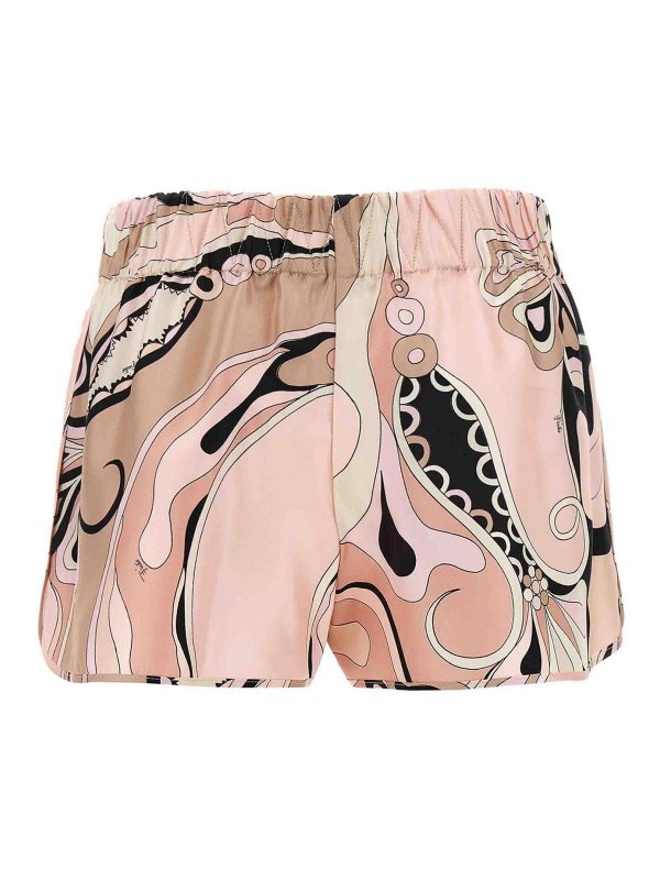 EMILIO PUCCI: Trousers Shorts online - Silk Shorts