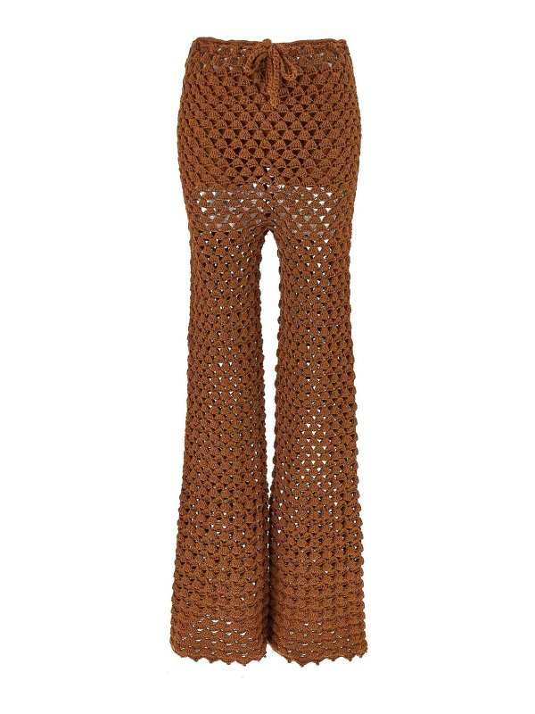 ERMANNO SCERVINO: カジュアルトラウザー - ショートパンツ - ブラウン