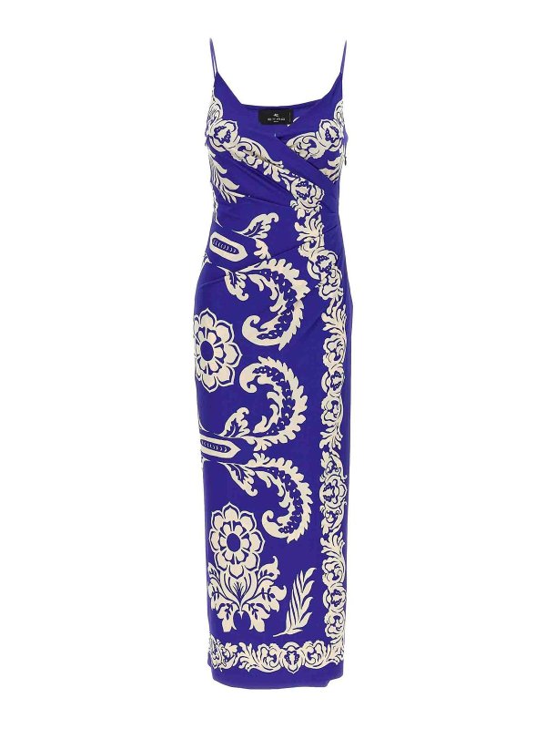 ETRO: Robe longueur genou - Robe Au Genou - Bleu