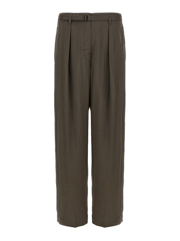 LEMAIRE: casual trousers - Belted Pants