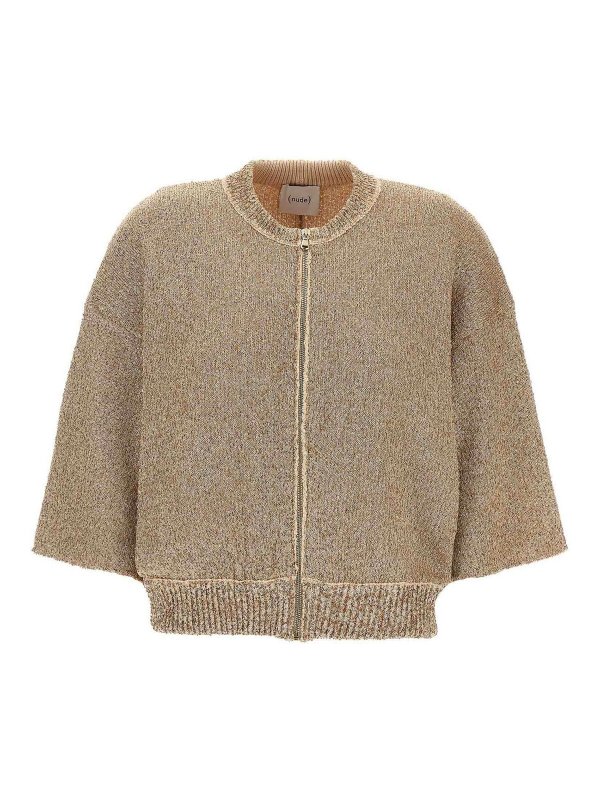 Nude: cardigans - Sequin Cardigan