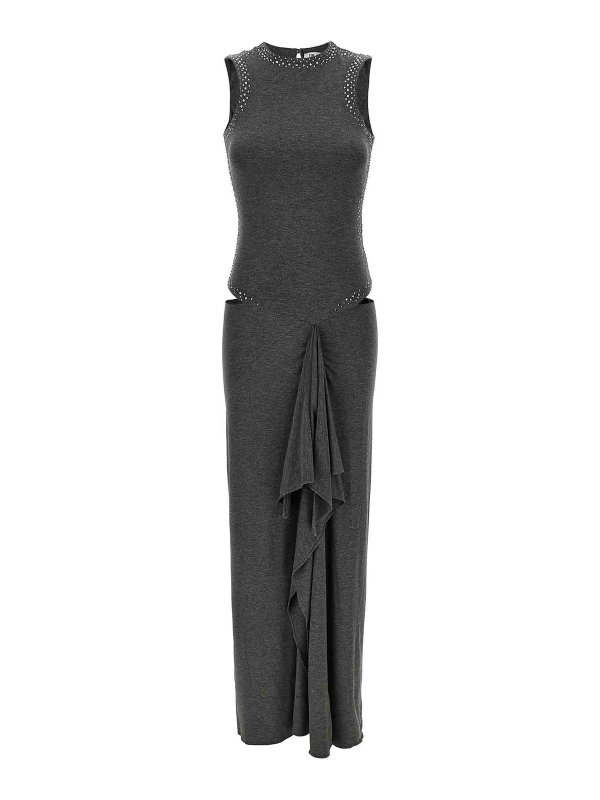 The Attico: ニーレングスドレス - 膝丈ドレス - グレー