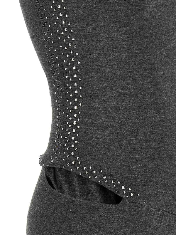 膝丈ドレス - グレー shop online: The Attico