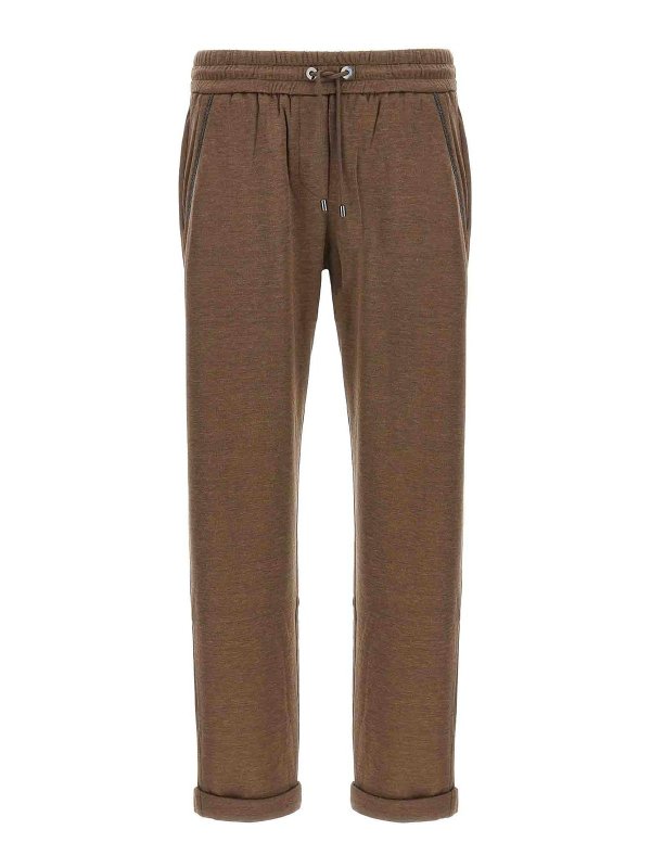 BRUNELLO CUCINELLI: tracksuit bottoms - Joggers