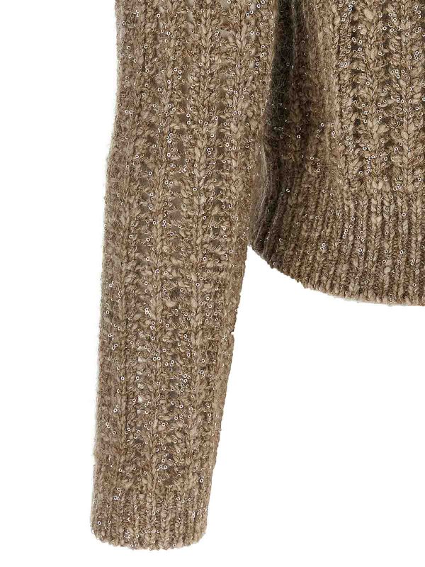 Suéter Cuello Redondo - Beis shop online: BRUNELLO CUCINELLI