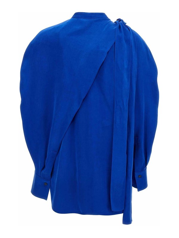 FERRAGAMO: シャツ online - シャツ - ブルー