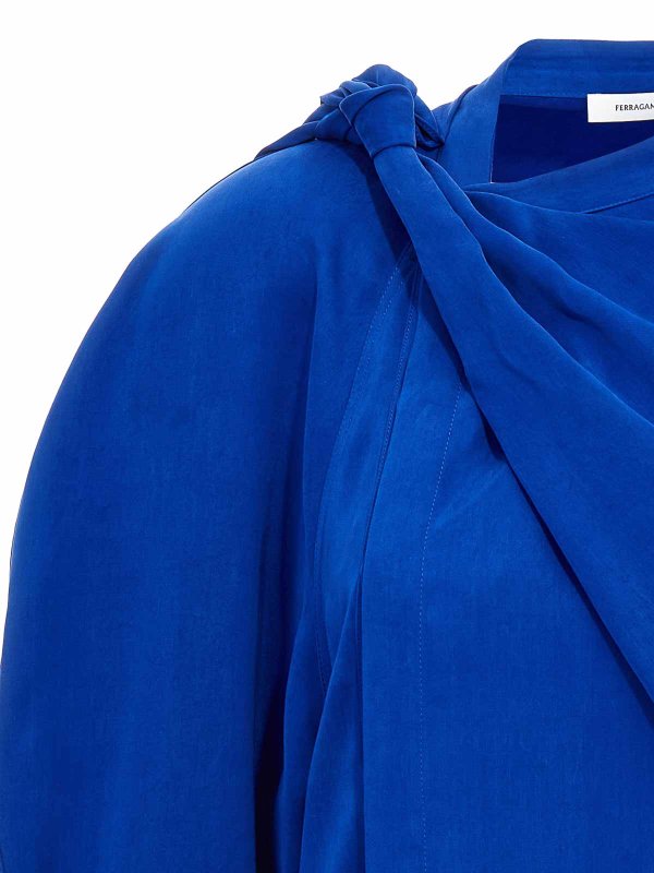 The Best Shops FERRAGAMO: シャツ - シャツ - ブルー