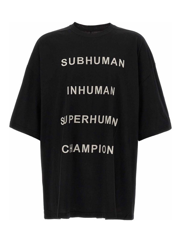 RICK OWENS: t-shirts - T-Shirt Champion X