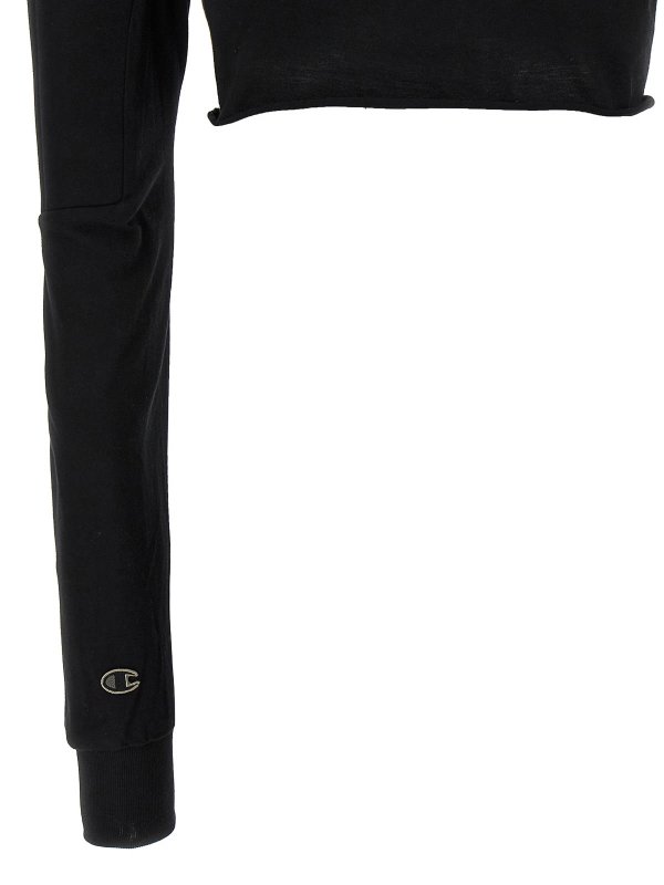 クルーネック - 黒 shop online: RICK OWENS