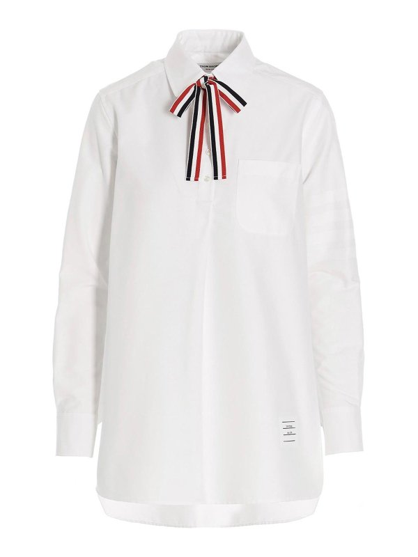 THOM BROWNE: Blusen - Bluse - Weiß
