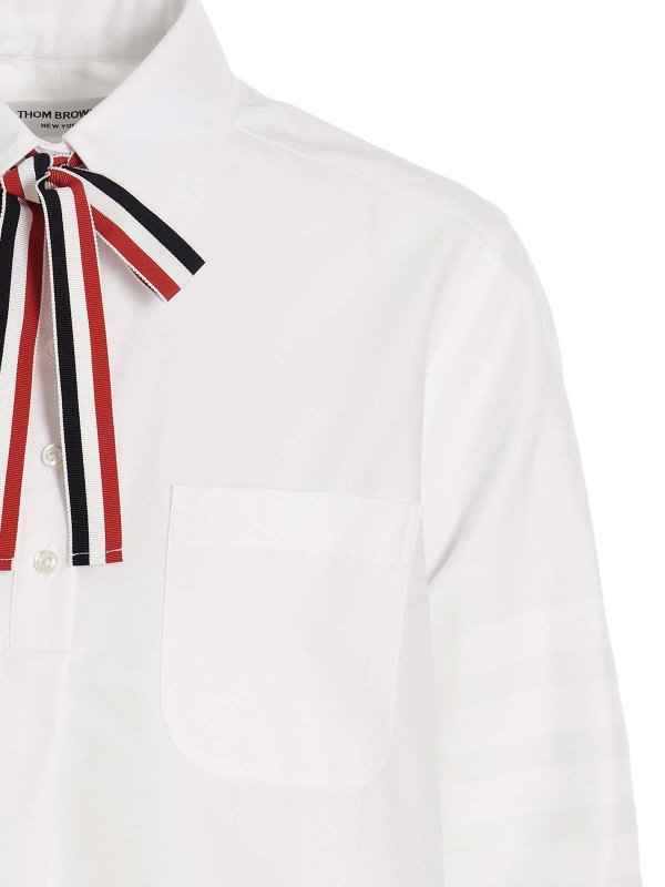 The Best Shops THOM BROWNE: Blusen - Bluse - Weiß