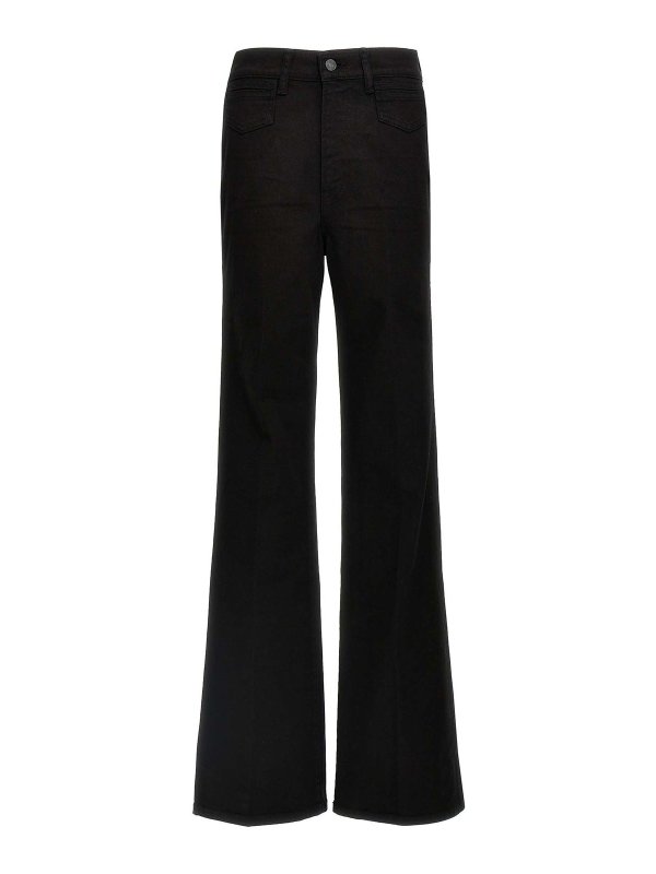 TOM FORD: bootcut jeans - Stretch Twill Denim Wide Flare Jeans