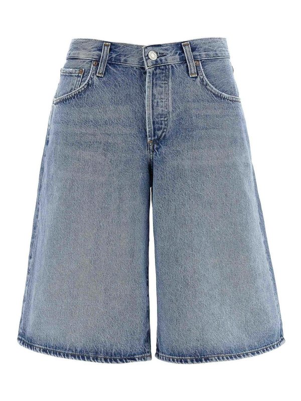 AGOLDE: Shorts - Short - Bleu Clair