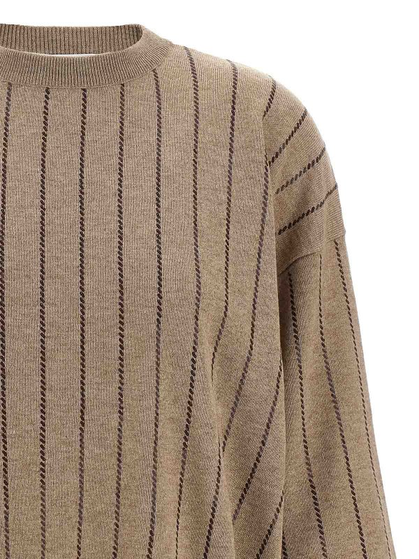 The Best Shops BRUNELLO CUCINELLI: crew necks - Sequin Cashmere Sweater