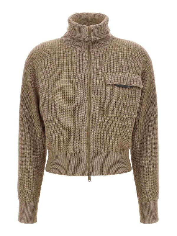 BRUNELLO CUCINELLI: cardigans - Cropped Cardigan