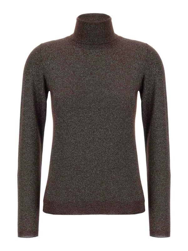 BRUNELLO CUCINELLI: タートルネック - タートルネック/ポロネック - ブラウン