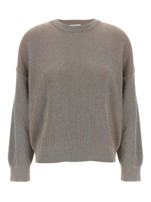 BRUNELLO CUCINELLI: クルーネック - クルーネック - ベージュ