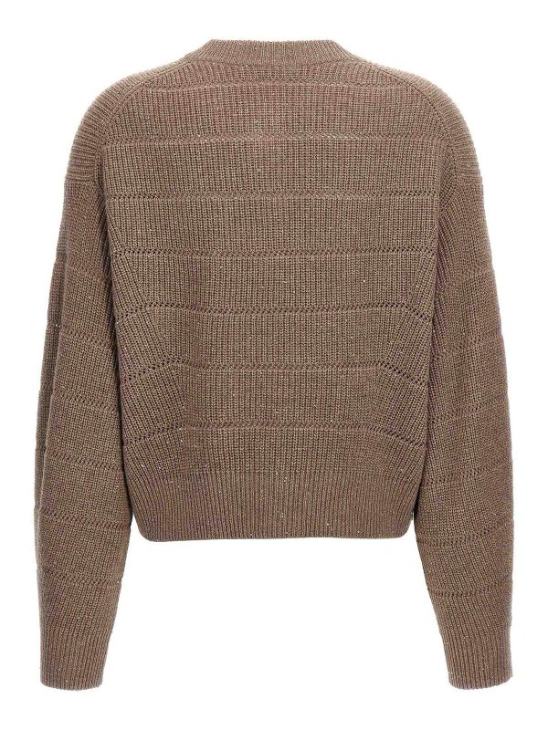BRUNELLO CUCINELLI: Cárdigans online - Cárdigan - Marrón