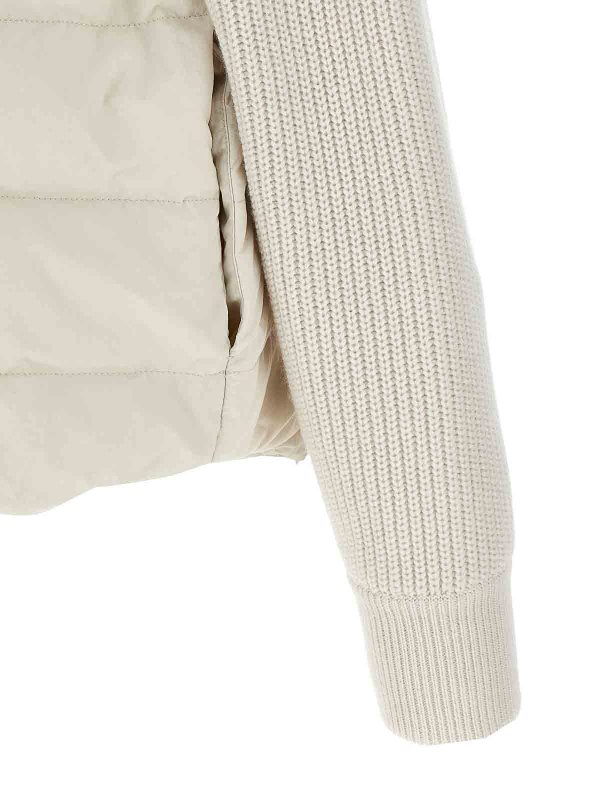 Blouson Rembourré - Blanc shop online: BRUNELLO CUCINELLI