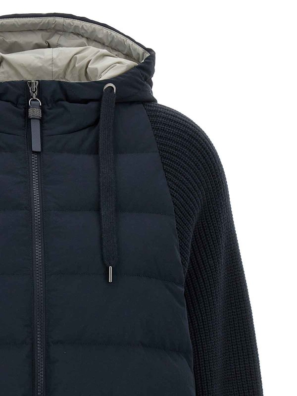 The Best Shops BRUNELLO CUCINELLI: padded jackets - Two-Material Puffer Jacket