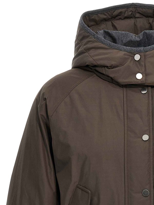 Cropped Down Jacket shop online: BRUNELLO CUCINELLI