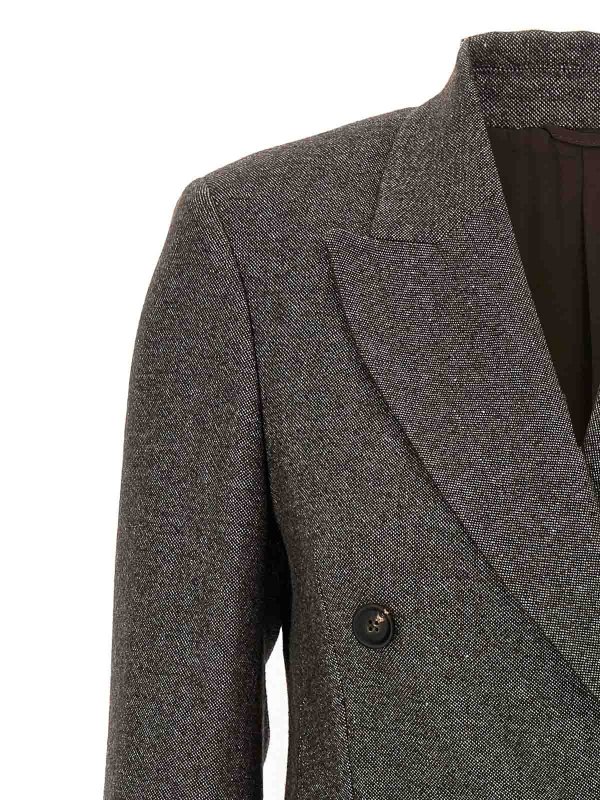 The Best Shops BRUNELLO CUCINELLI: blazers - Blazer Tweed Monile
