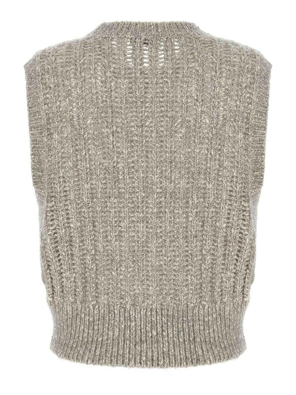 BRUNELLO CUCINELLI: ベスト online - ベスト - グレー