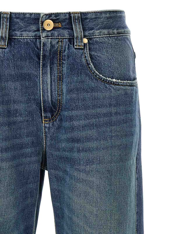 The Best Shops BRUNELLO CUCINELLI: Bootcut - Bootcut Jeans - Blau