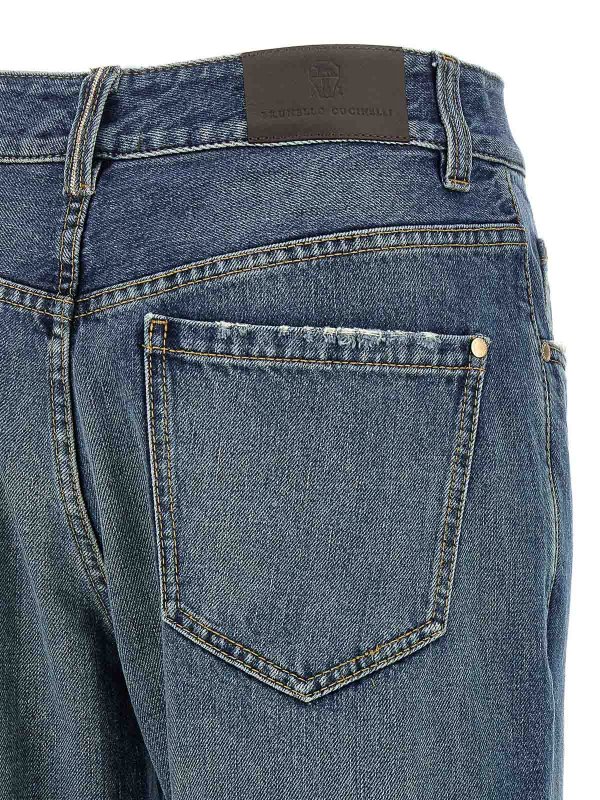 Bootcut Jeans - Blau shop online: BRUNELLO CUCINELLI