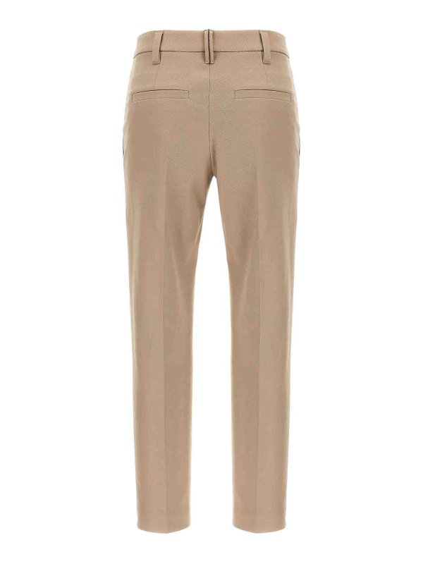 BRUNELLO CUCINELLI: Pantalones casual online - Pantalón Casual - Beis