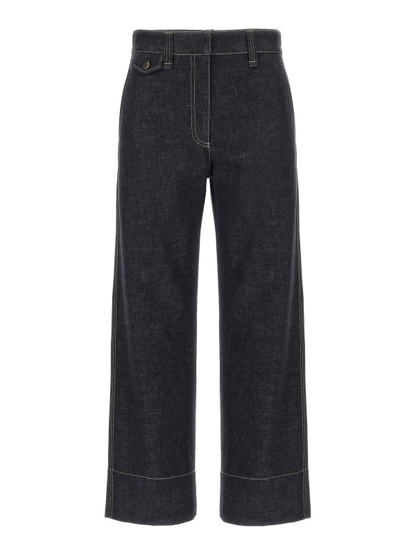 BRUNELLO CUCINELLI: bootcut jeans - Sartorial Square Jeans