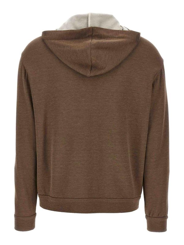 BRUNELLO CUCINELLI: Sweatshirts & Pulls online - Sweat-Shirts - Marron