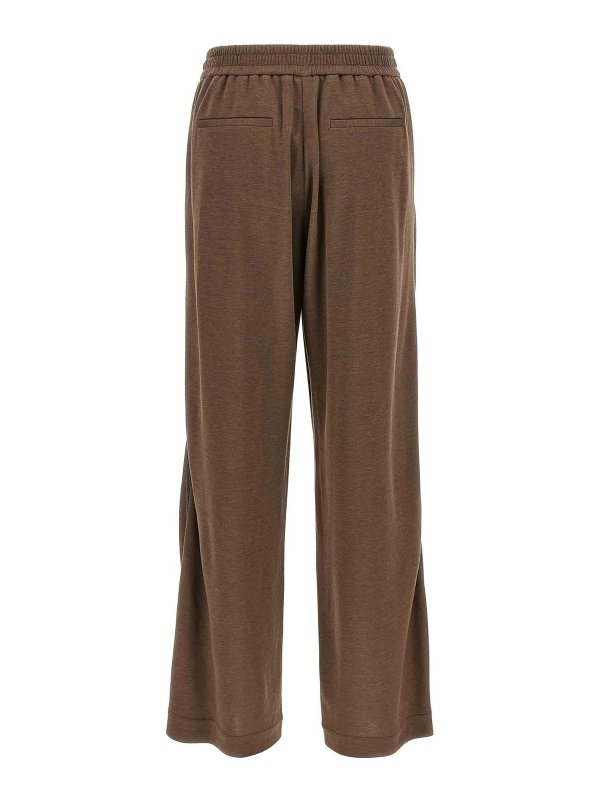 BRUNELLO CUCINELLI: スウェットパンツ online - トラックスーツ ボトムス - ブラウン