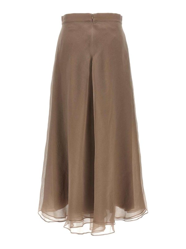 BRUNELLO CUCINELLI: Knee length skirts & Midi online - Paneled Circle Skirt