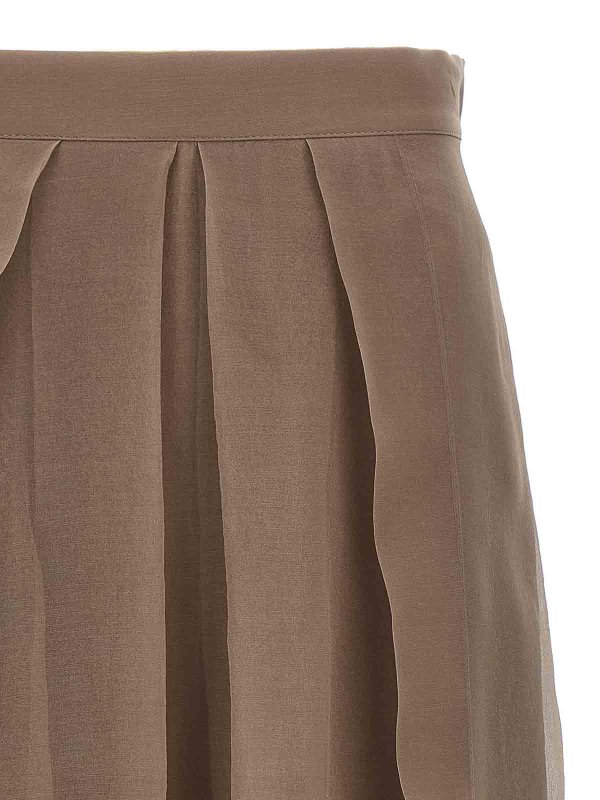 The Best Shops BRUNELLO CUCINELLI: Knee length skirts & Midi - Paneled Circle Skirt