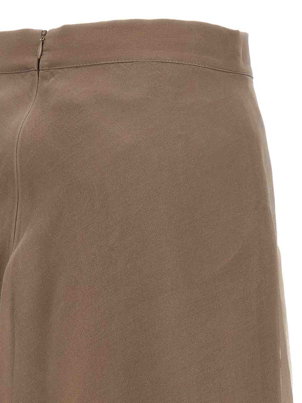Paneled Circle Skirt shop online: BRUNELLO CUCINELLI