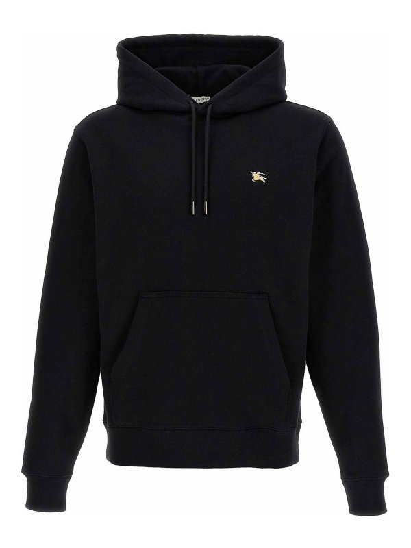 パーカー・フーディ Burberry FW25 'Simon' hoodie (8112807 BLACK) Burberry Simon Hoodie - Black - Men | 8112807BLACK | thebs.com