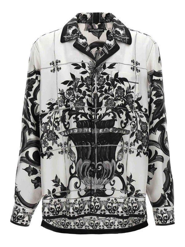 DOLCE & GABBANA: shirts - Vanity Silk Shirt
