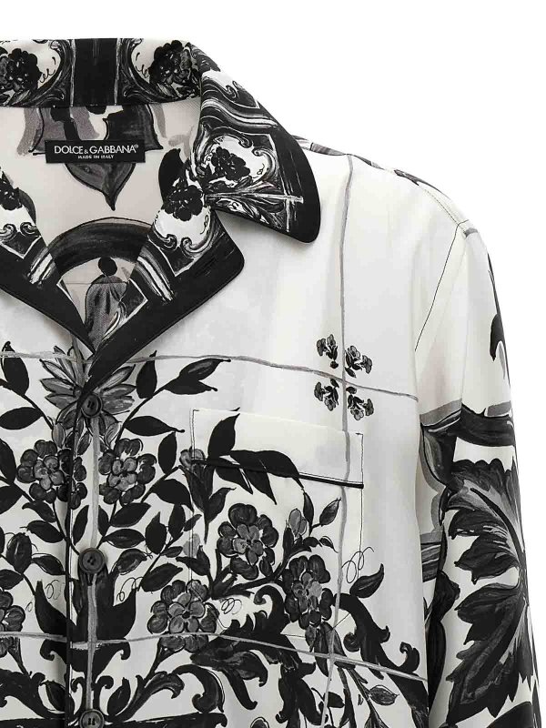 The Best Shops DOLCE & GABBANA: shirts - Vanity Silk Shirt
