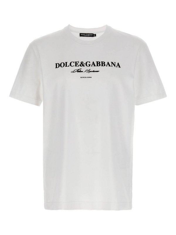DOLCE & GABBANA: T-shirts - T-Shirt - Weiß