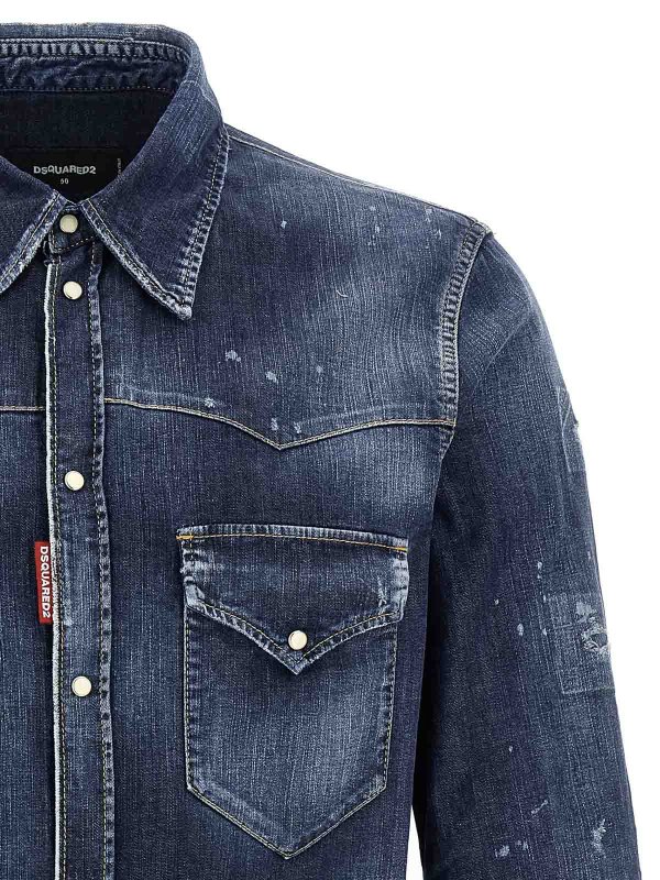 The Best Shops DSQUARED2: shirts - Fashion Western Shirt