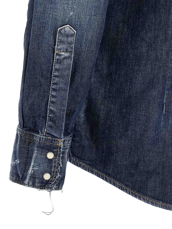 Fashion Western Shirt shop online: DSQUARED2