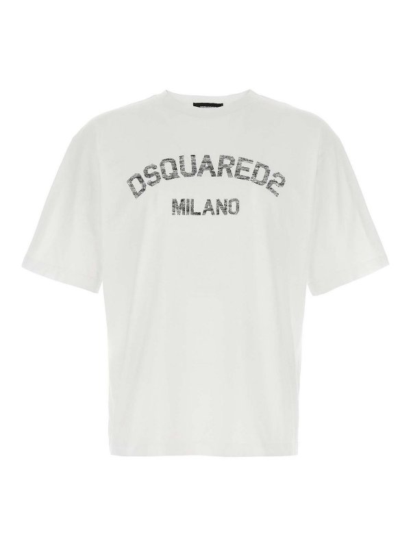 DSQUARED2: t-shirt - T-shirt in forma libera