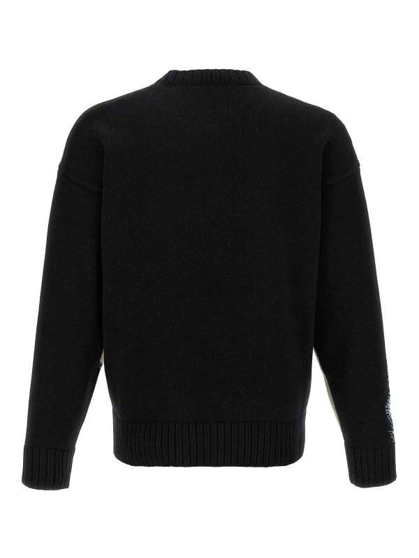 DSQUARED2: Suéteres con cuello pico online - Suéter Cuello Redondo - Blanco